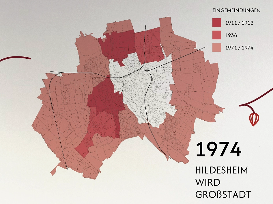 Die Eingemeindungen nach Hildesheim seit 1911