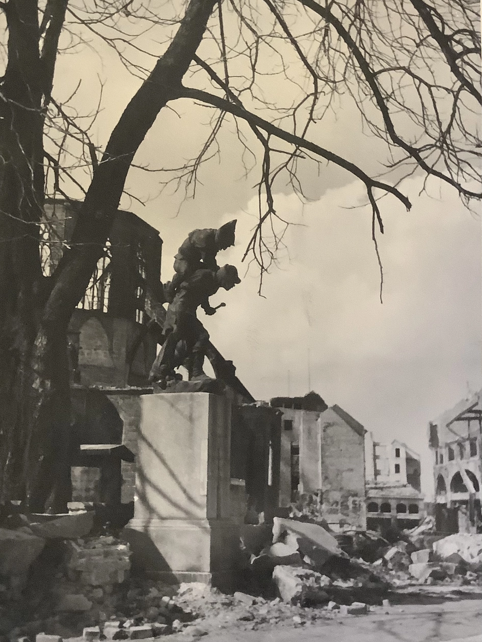 Der Huckup nach der Zerstörung am 22. März 1945